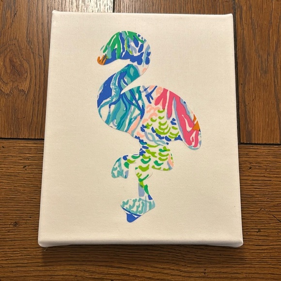 Lilly Pulitzer Mermaid Cove Fabric Wall decor, set of 4 - Picture 2 of 7